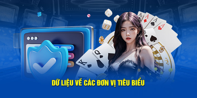 Dữ liệu về các đơn vị nhà cái uy tín tiêu biểu